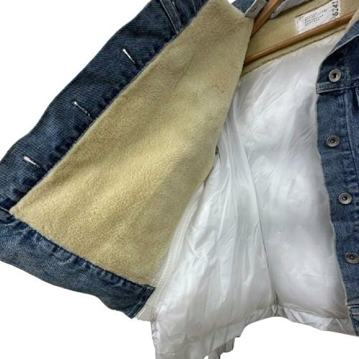 楽天市場】Sacai サカイ 20AW DENIM DOCKING NYLON PUTTED JACKET 20 