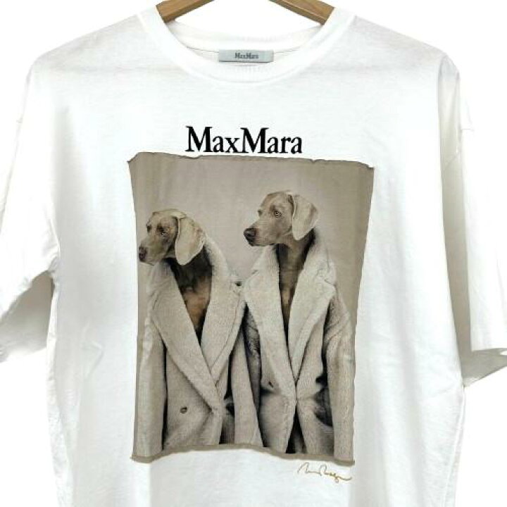 楽天市場】MAX MARA マックスマーラ ドッグ Tシャツ 白 ホワイト XS 