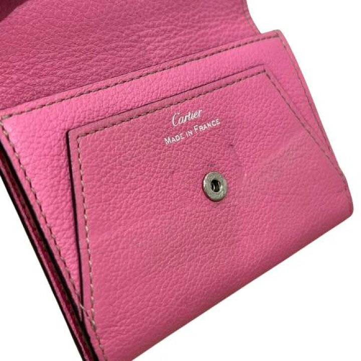 楽天市場】Cartier カルティエ Cドゥカルティエ カードケース ピンク 