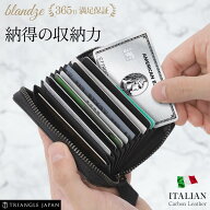 【9/24 01:59まで最大30%OFFクーポン!】【blandze公式】 クレジットカードケース イタリアン カーボンレ…