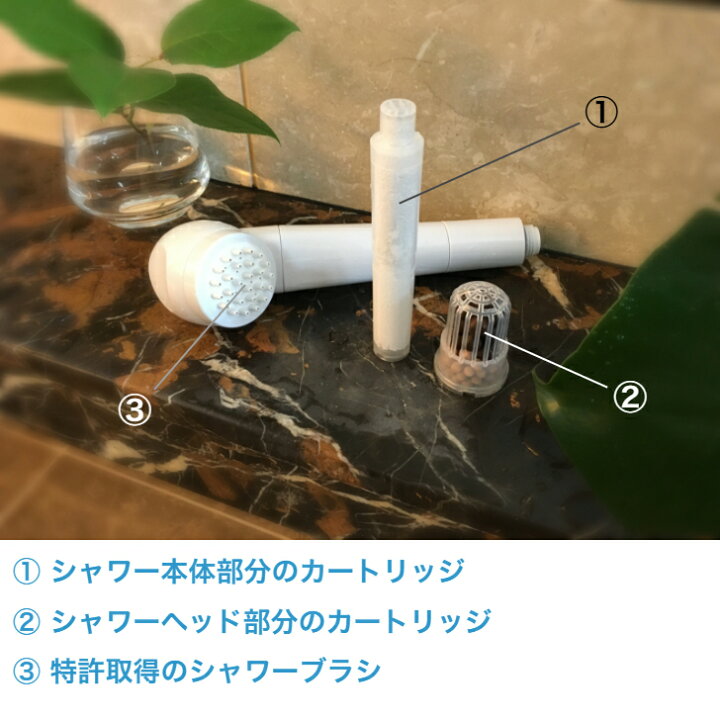 楽天市場】浄水器 シャワーヘッド ガイアの水135 浄水シャワー 