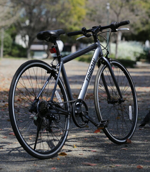 楽天市場】TRIBOWクロス バイク 9.0 自転車 6色展開 シマノ 7段 変速 