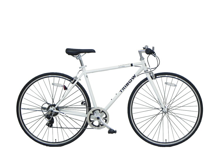 楽天市場】クロス バイク 700C 自転車 8色展開 シマノ 6段 変速 