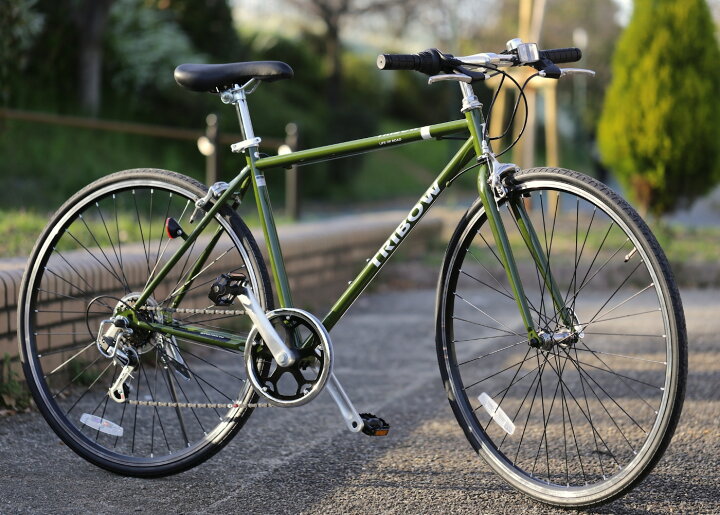 楽天市場】TRIBOW トリボー クロス バイク 700C 自転車 8色展開 シマノ  