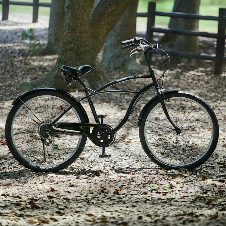 楽天市場】クルーザー 自転車 バイク ビーチクルーザー 26インチ 