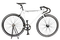 楽天市場】ピストバイク 固定ギア（カラーホワイト）（自転車 