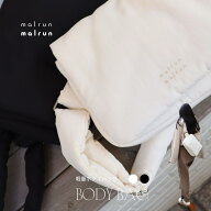 new malrun malrun body bag ivory / black shoulder　shoulderbag ショルダーバッグ ボディバッグ ナイ…