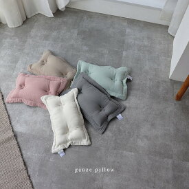 [6月楽天スーパーセール] 3重gauze pillow （一体型）ミントのみ在庫あり　ガーゼ　無地　枕　一体型　まくら　韓国製　TRICK HOLIC　トリックホリック