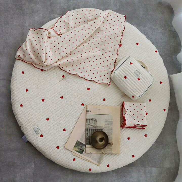 楽天市場】【1点のみネコポス可】 Heart gauze blanket S-size（約70 