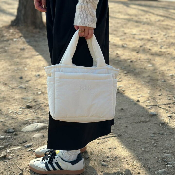 楽天市場】new malrun malrun mini tote ivory / black ミニトート お 