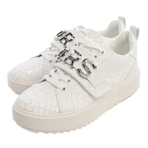 �y��̓��|�C���g10�{�zMICHAEL KORS �}�C�P���R�[�X �X�j�[�J�[ 43R3EMFS1E PRINTED LEATHER STRAP LACE UP ���f�B�[�X �z���C�g