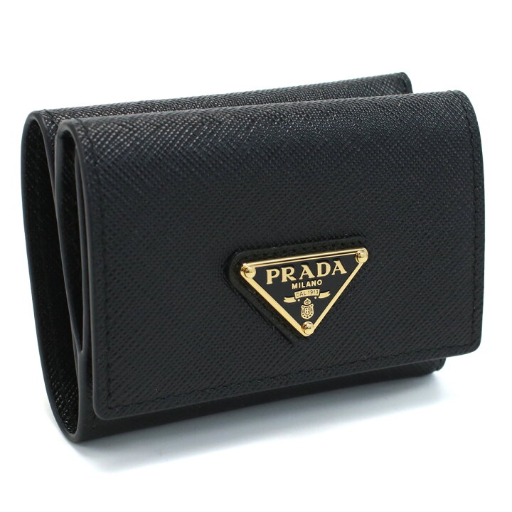 楽天市場】PRADA プラダ 三折財布小銭入付き 1MH042 QHH F0002  