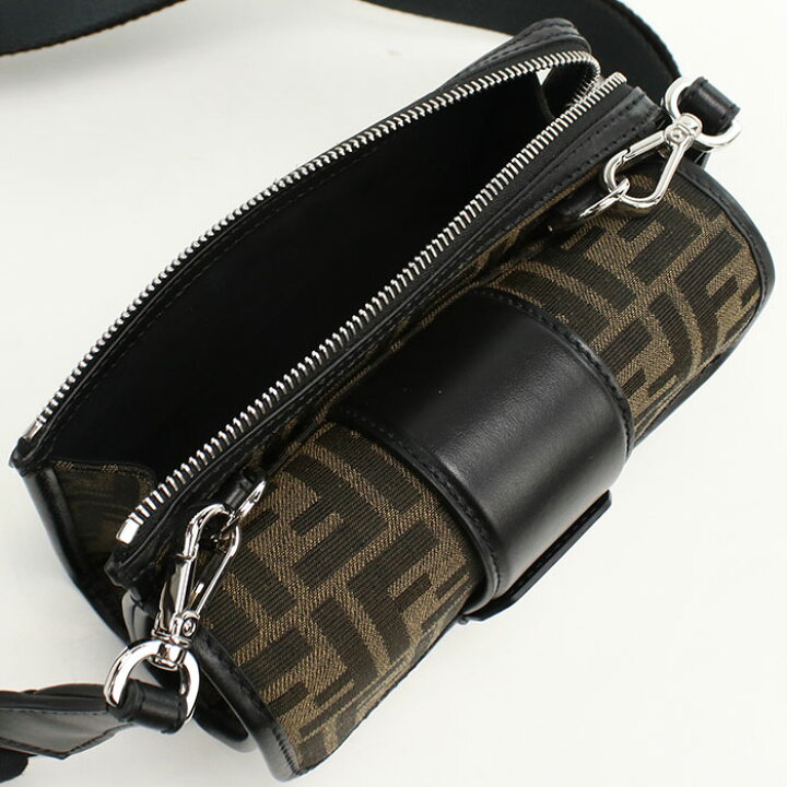 楽天市場】FENDI フェンディ ダブルバゲット ブラウンジャカードFF 