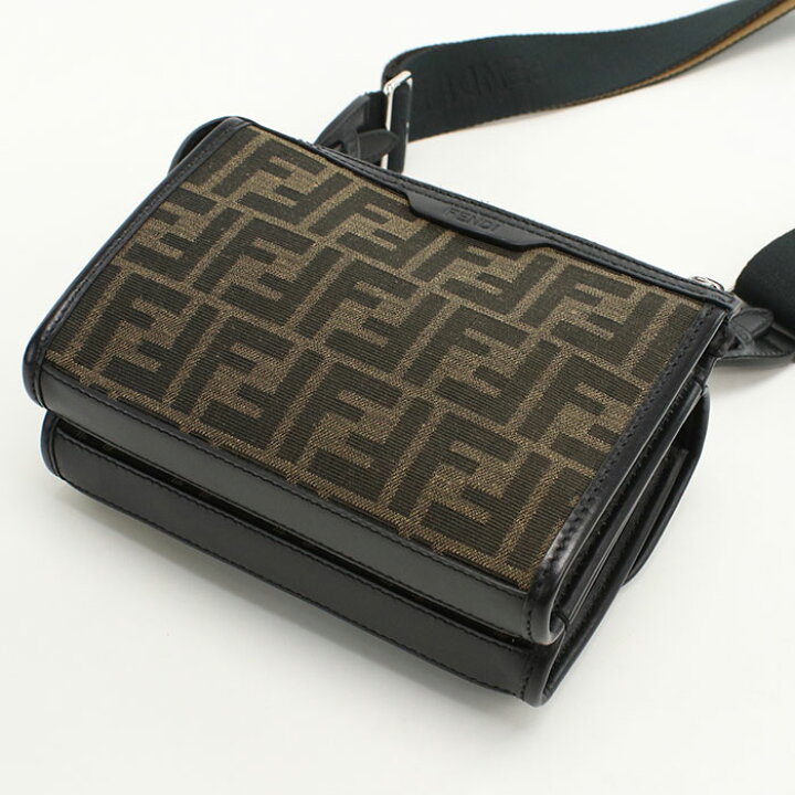 楽天市場】FENDI フェンディ ダブルバゲット ブラウンジャカードFF 