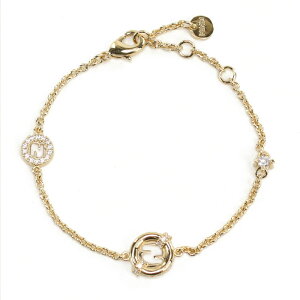 FENDI �t�F���f�B �u���X���b�g �G�o�[���E���h �N���X�^�� 8AL085 ATEP F089U ���f�B�[�X �S�[���h