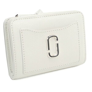 MARC JACOBS �}�[�N�W�F�C�R�u�X ��܂���z ���K���t�� 2F3SMP051S07 100 THE MINI COMPACT WALLET ���f�B�[�X �z���C�g