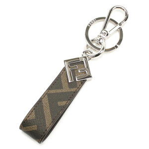 FENDI �t�F���f�B FF�X�N�G�A �L�[�����O 7AP100 AFCB F19KW �����Y �u���E��