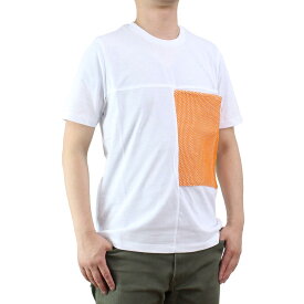 【均一セール】バーク Bark メンズ クルーネック 半袖 Tシャツ 71B8706 258 ORANGE ホワイト系/オレンジ系 メンズ ティーシャツ ティーシャツ T shirt ts-01 big-01 fl03-sale