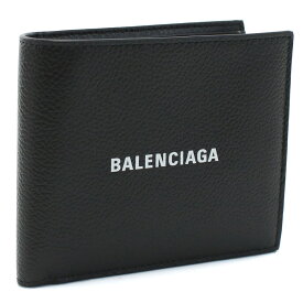 バレンシアガ BALENCIAGA 二折財布小銭入付き　ブランド 594315　1IZI3　1090 ブラック　wallet-01　mini-01 gif-02m 父の日