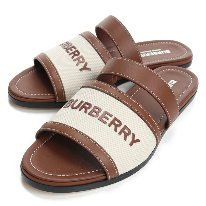 楽天市場】バーバリー BURBERRY レディースサンダル フラットサンダル 