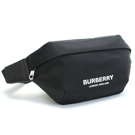 バーバリー BURBERRY ボディバッグ ロゴプリント ナイロン ソニー ブランド 8049095　A1189 BLACK　ブラック　bag-01 gif-03m