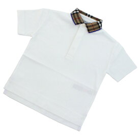 バーバリー BURBERRY ベビー ポロシャツ ブランド 8073160　A1464 WHITE ホワイト系 kb-01