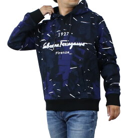 フェラガモ FERRAGAMO メンズ－パーカー 12-1351 0754333 GOLFO BLUE ブルー系 win-02m 父の日