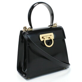 フェラガモ FERRAGAMO ハンドバッグ　ブランド　ガンチーニ 21-2193 0749021　NERO ブラック　bag-01 new-01