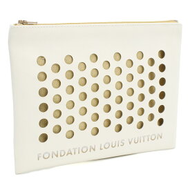 フォンダシオン　ルイヴィトン FONDATION LOUIS VUITTON クラッチバッグ ブランド ポーチ 2000000023533 WHITE ホワイト系