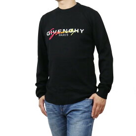 ジバンシー GIVENCHY カラフルロゴ メンズ セーター ニット BM90B1 404X 017 ブラック apparel-01 メンズ big-01 warm-04 win-02m