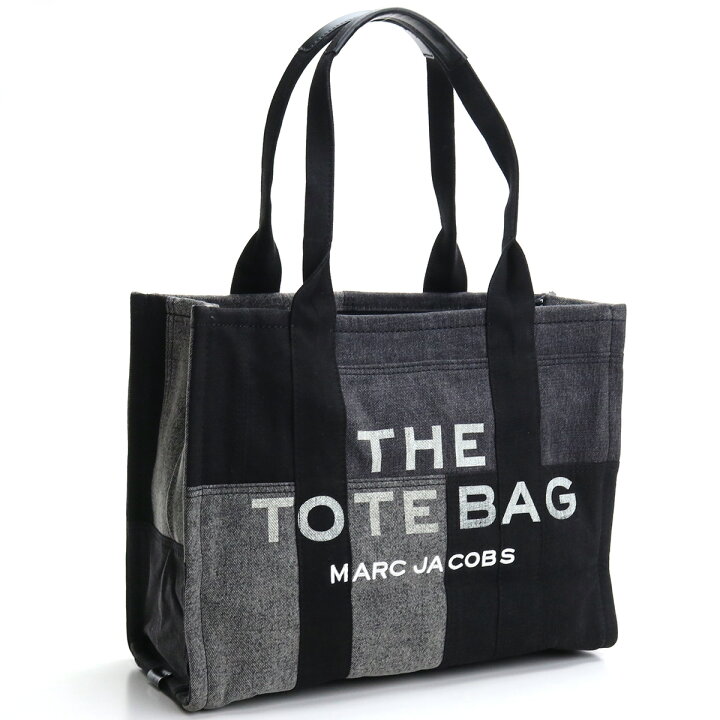 楽天市場 マーク ジェイコブス Marc Jacobs トートバッグ ブランドバッグ ブランドロゴ H018m06fa21 012 The Denim Large Tote Bag Black Denim ブラック グレー系 Bag 01 Tricolore トリコローレ