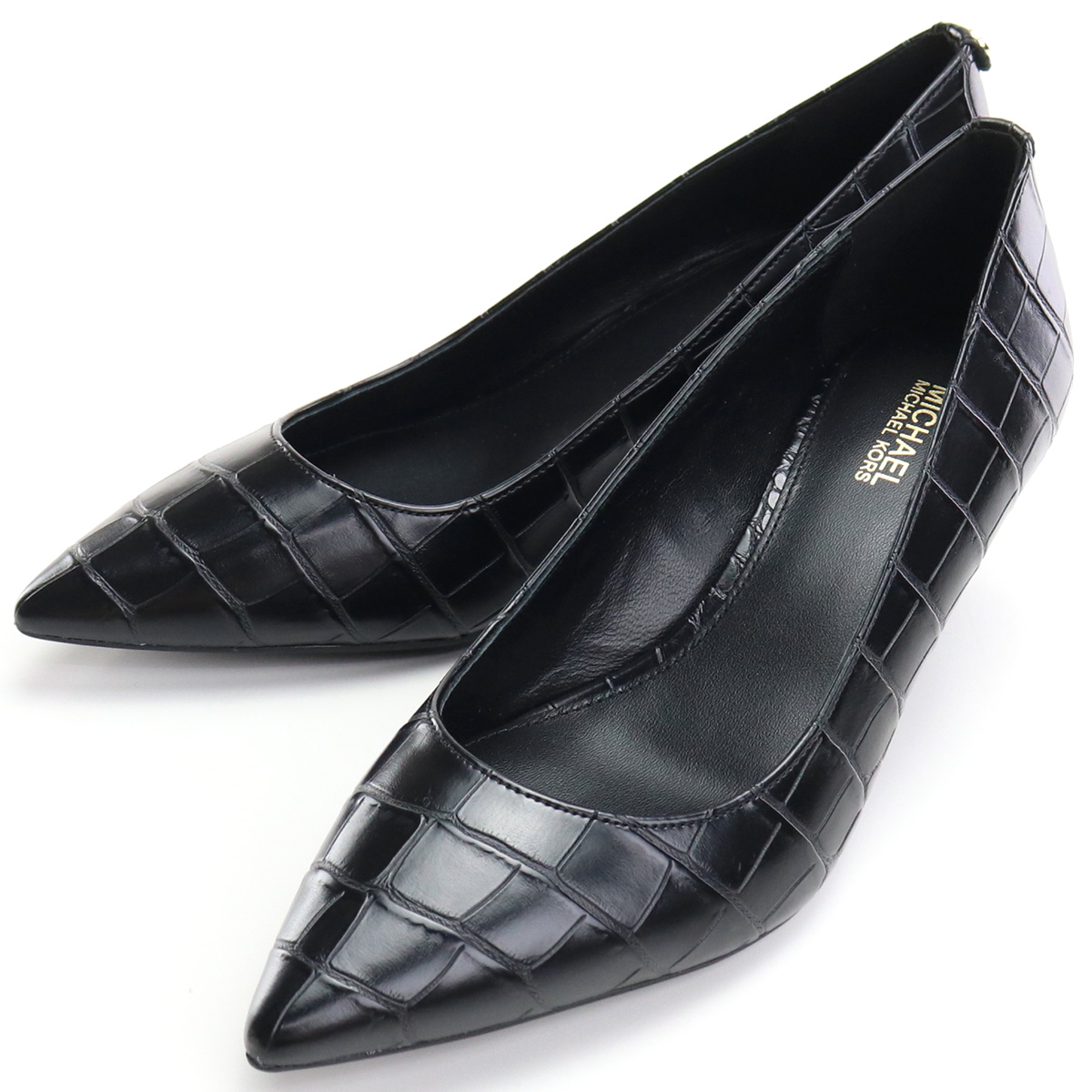 Special Price】マイケル・コース MICHAEL KORS パンプス 40F0SAMP1E EMBOSSED CROCPU BLACK  ブラック mks-01 shoes-01 - www.edurng.go.th