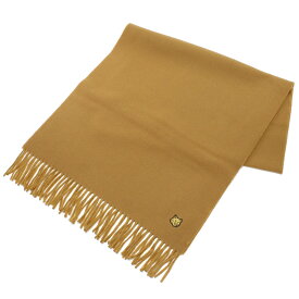 メゾンキツネ MAISON KITSUNE マフラー FOX HEAD PATCH SCARF LW06201　WA0018　M794 GOLDEN BROWN-CARAMEL ブラウン系 warm-01 win-03w win-03m gif-01w