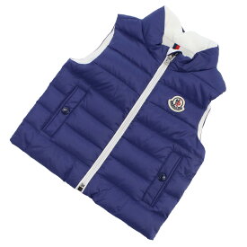 モンクレール MONCLER ベビー－コート，ジャンバー ブランド 1A00018 AKINARI GILET 595FE 765 ブルー系 kb-01