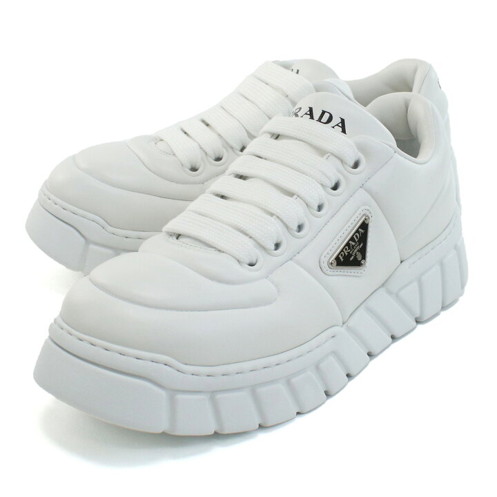 楽天市場】プラダ PRADA ローカット スニーカー メンズ トライアングル 