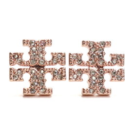 トリーバーチ TORY BURCH KIRA PAVE STUD EARRING ピアス ブランドアクセサー ブランドロゴ 53423 696 ROSE GOLD ピンク系 accessory-01 gif-04w new-03