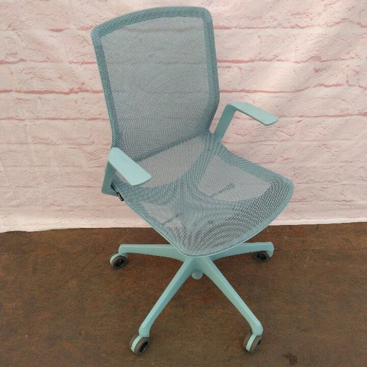 楽天市場】美品 中古 OKAMURA オカムラ オフィスチェア 肘あり 