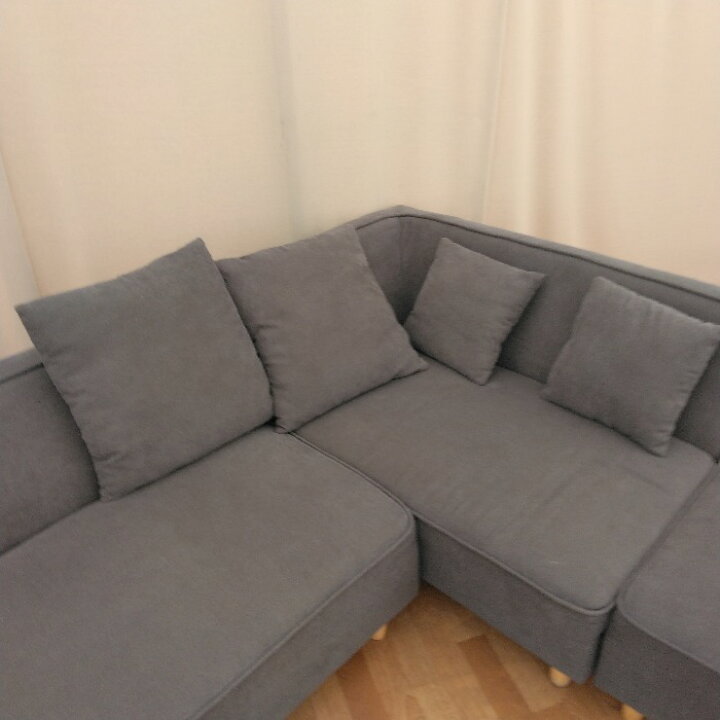 楽天市場】【中古】 ソファ 3人用 3人掛け コーナーソファ カウチ 