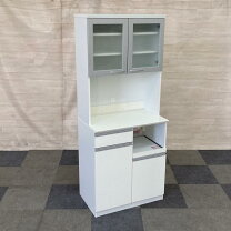 楽天市場】食器棚 中古（カラーホワイト）の通販