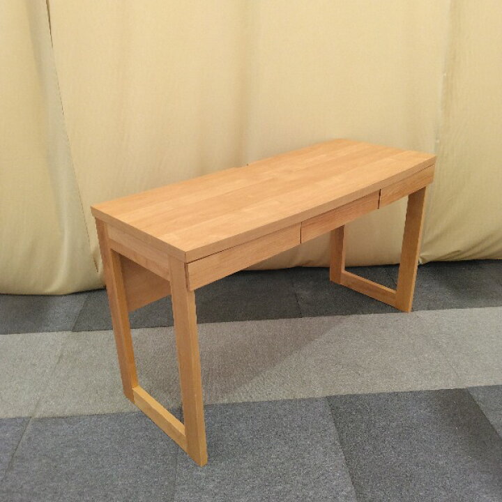 楽天市場】【中古】 平机 無垢材 アルダー天然木 オフィスデスク 事務 