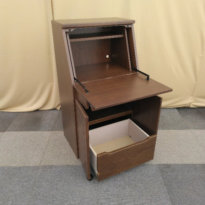 楽天市場】【中古】 ライティングビューロー 天然木ライティングデスク 