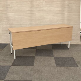 未使用 新古品 OKAMURA オカムラ 折りたたみ 会議用テーブル 折りたたみテーブル 幕板付き 棚付き 180cm幅 8185MQ-MK37 720Hタイプ