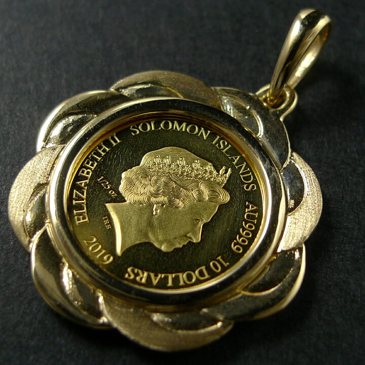 楽天市場】【レビューキャンペーン対象】純金 k24 エンジェル コイン  