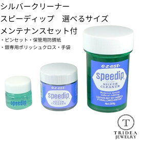 シルバークリーナー スピーディップ シルバー磨き 銀製品 メンテナンス セット 選べるサイズ 20g 80g 200g【店舗休業日も出荷可】