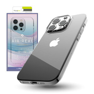Simplism �V���v���Y�� iPhone 15 Pro [AIR-REAL INVISIBLE] �������݌v �ɔ��y�ʃP�[�X TR-IP23M3-ARPSL-CL