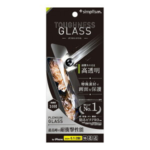 Simplism VvY iPhone 16 / 15 / 15 Pro / 14 Pro [Toughness Glass] P[XȂ ϏՌ  ʕی십KX TR-IP24M2-GLS-SKDCC