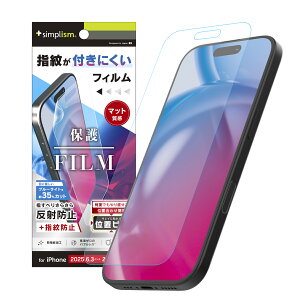 Simplism VvY iPhone 17 / 16 Pro ˖h~ u[Cgጸ ʕیtB ʒus^ TR-IP25M2-PFI-BCAG