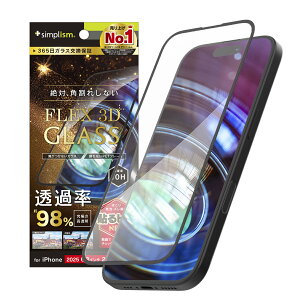 Simplism VvY iPhone 17 / 16 Pro [FLEX 3D] ɂ̓ AeBbgNA t[KX TR-IP25M2-G3-C4ARCBK