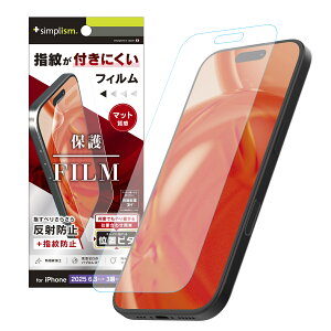 Simplism VvY iPhone 17 Pro / 16 Pro ˖h~ ʕیtB ʒus^ TR-IP25M3-PFI-AG
