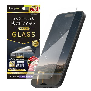 Simplism VvY iPhone 17 Pro P[XȂ  ʕی십KX TR-IP25M3-GLS-ARCC